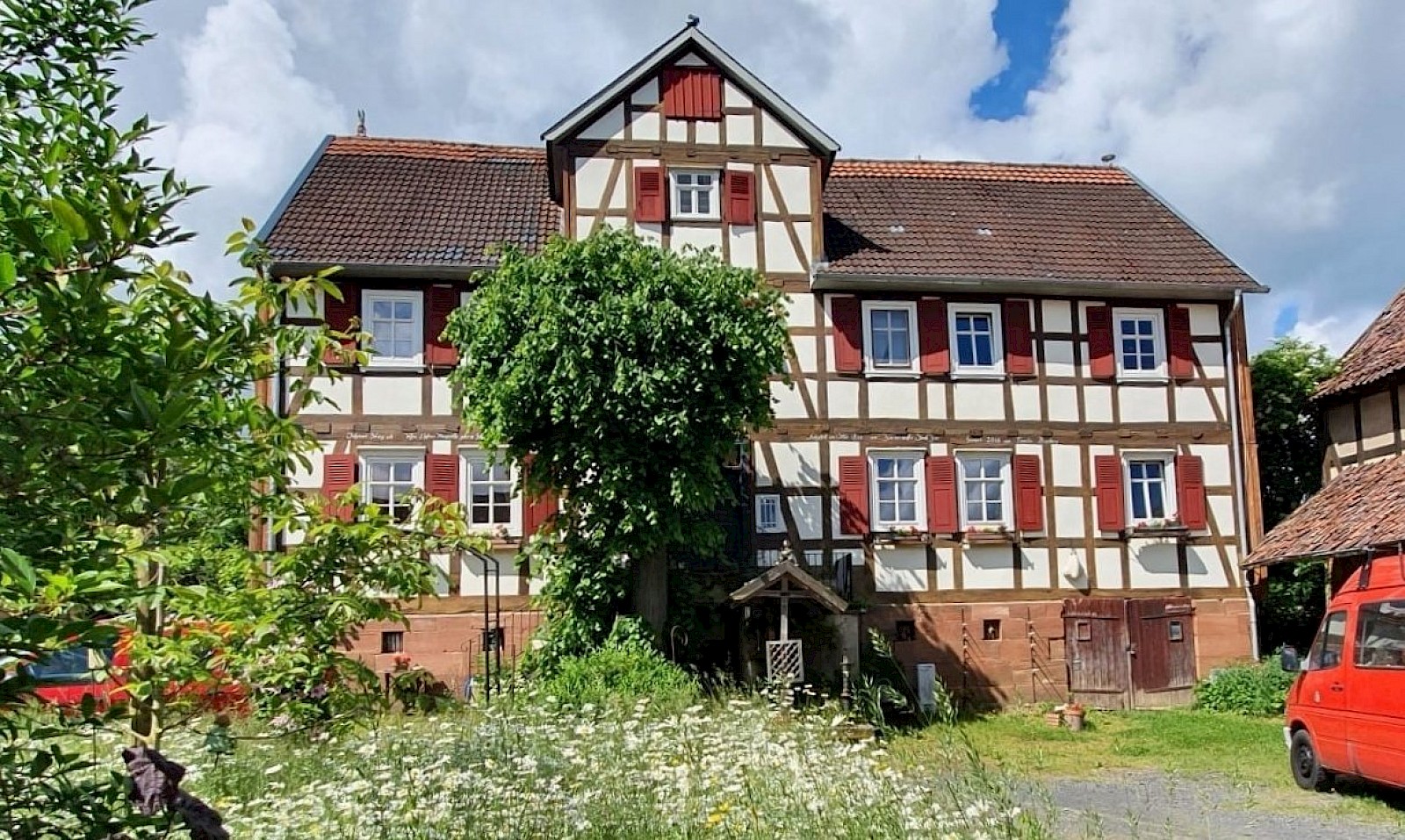 Ferienwohnung Landperle: helle Ferienwohnung mit Charme