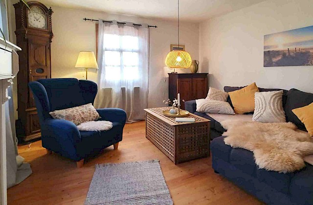 Ferienwohnung Landperle: helle Ferienwohnung mit Charme