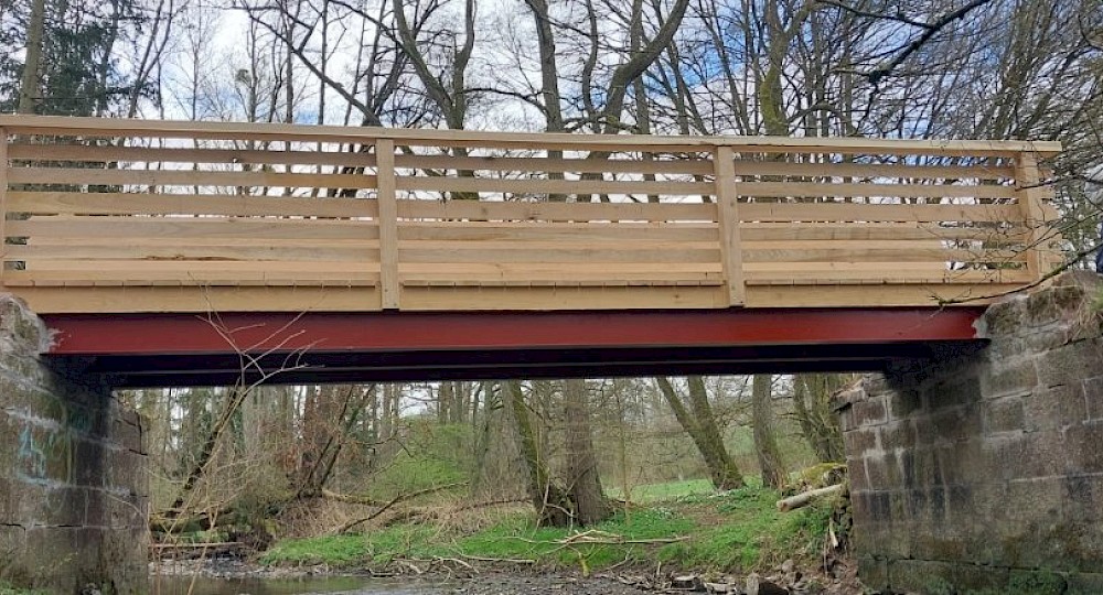 Erneuerung der "Hembergbr&uuml;cke" in Jesberg