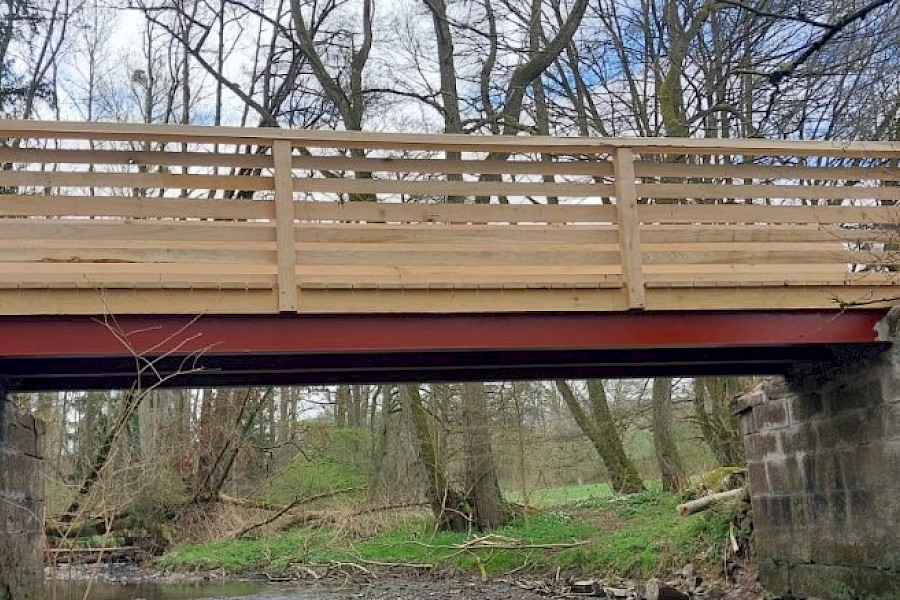 Erneuerung der "Hembergbr&uuml;cke" in Jesberg