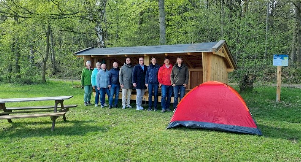 Neue Trekkingpl&auml;tze am Kellerwaldsteig