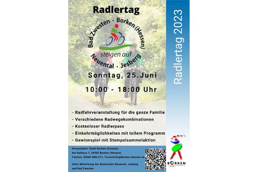 Radlertag am 25.06.2023 der Gemeinden Jesberg, Neuental, Bad Zwesten und Borken