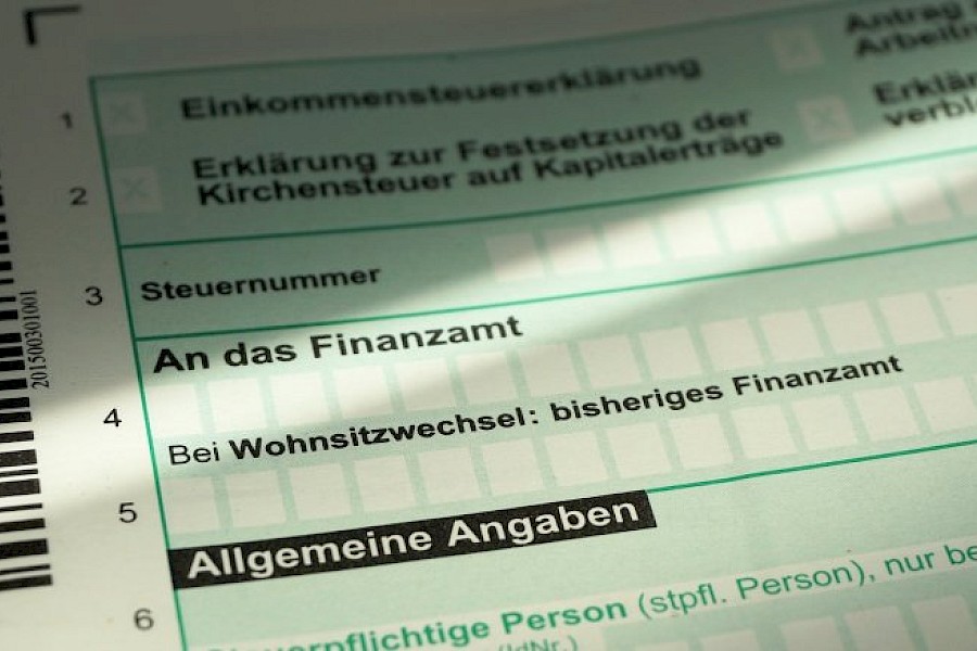 Steuererkl&auml;rungsvordrucke