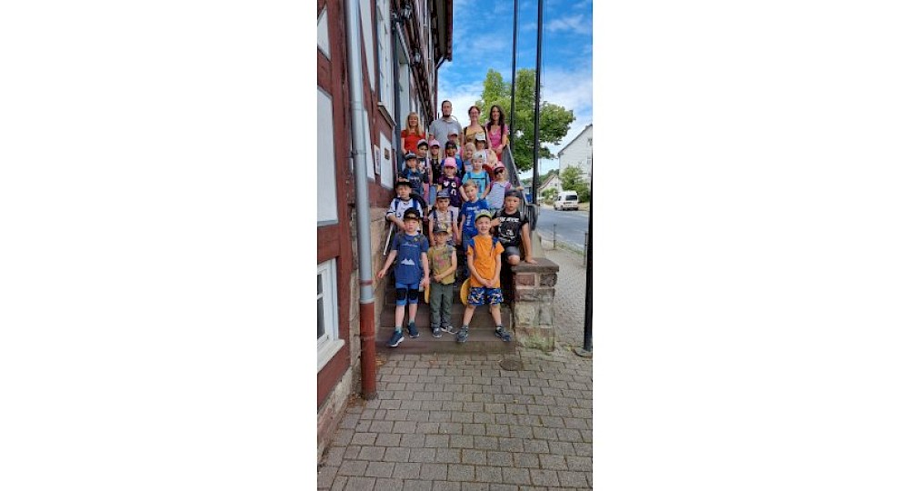 Vorschulkinder erkunden Jesberg