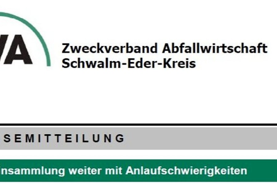 Pressemitteilung Abfalleinsammlung