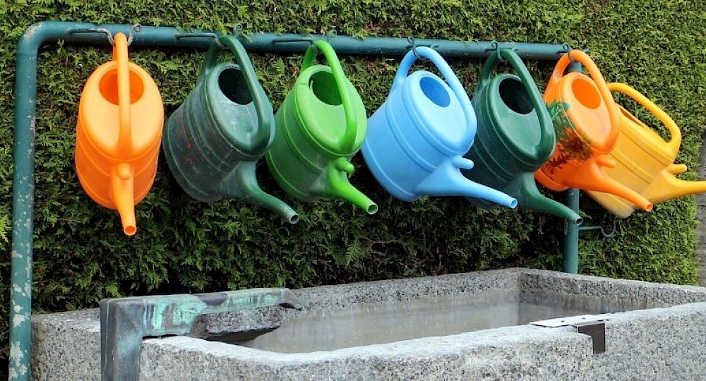 Wasser auf den Friedenh&ouml;fen ist wieder angestellt