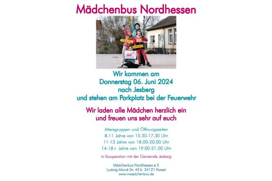M&auml;dchenbus Nordhessen am 06.06.2024 in Jesberg