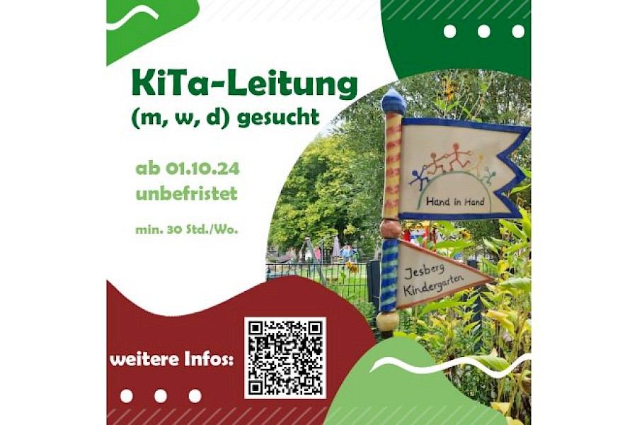 Stellenausschreibung KiTa-Leitung