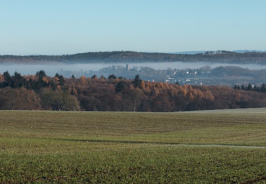 Jesberg im Nebel