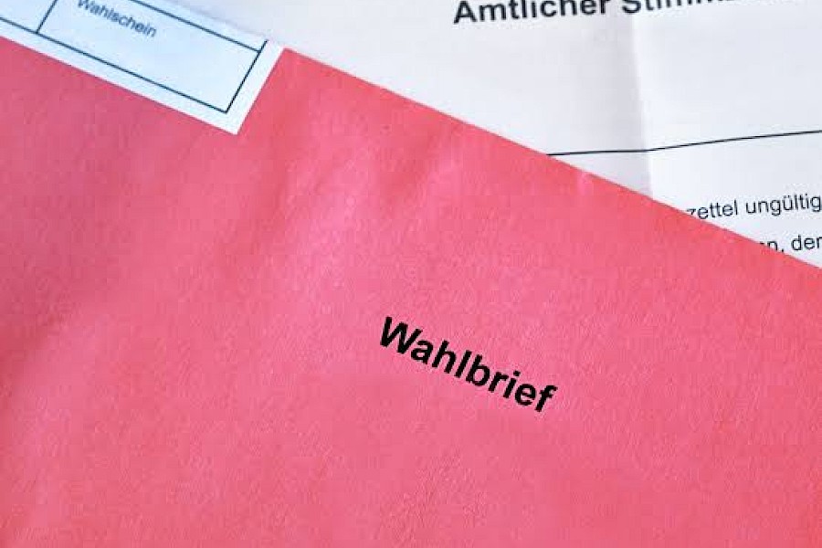 Briefwahlunterlagen jetzt online beantragen!